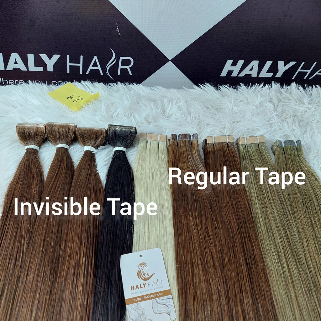 What is difference between Invisible Tape-in and Regular Tape-in hair extensions