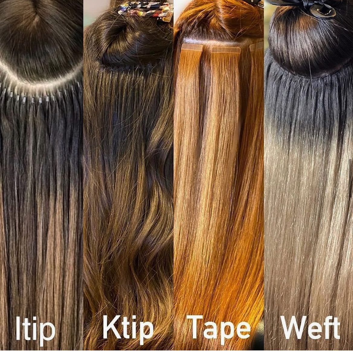 K Tip Hair Extensions  Keratin Bond Extensions