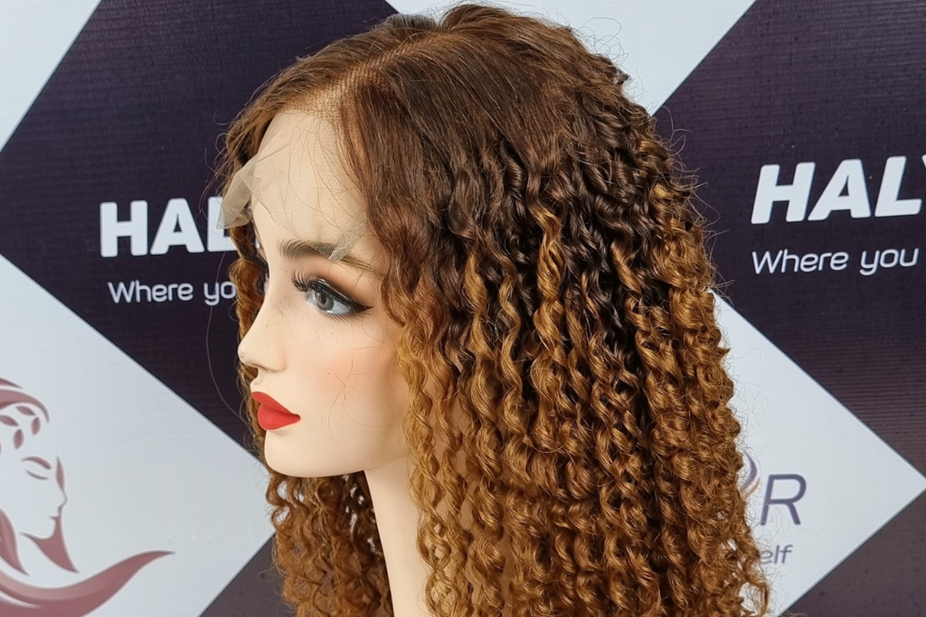 halyhair Human hair wigs are wigs made from 100% natural human hair, offering the most natural look and feel, and with the proper care, they are also more durable, life span is from 1-3 years depending on how frequently you wear and how good care you take