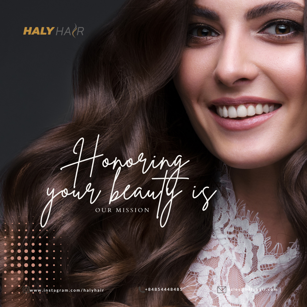 Haly JSC is a leading Vietnamese Natural human hair extensions supplier - provide tape-in, nanorings, keratin tip, weave, handtied, closure, frontal, wigs, clip-in, ponytails - wholesale & retails. Over 10 years experience & slogan "Reputation & Quality",