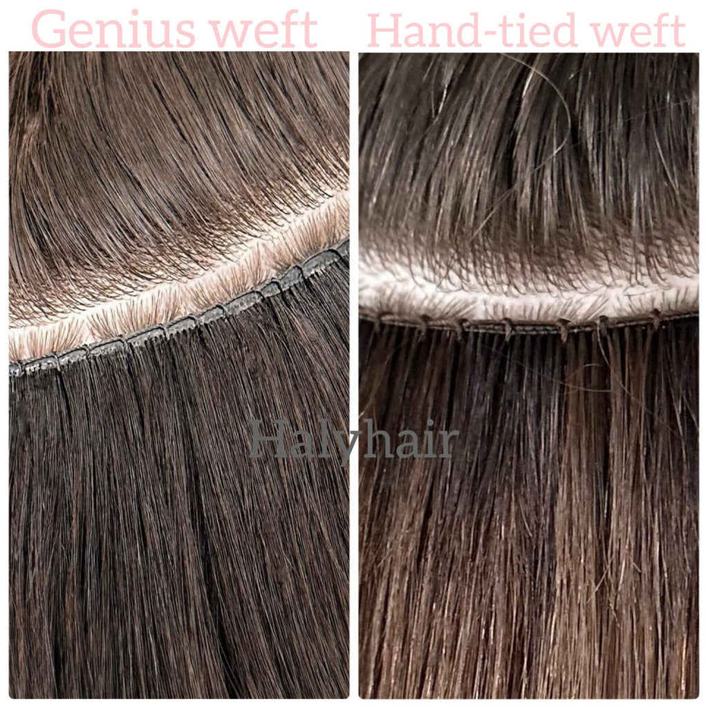 Hand-tied Wefts and Genius Wefts Hair extensions