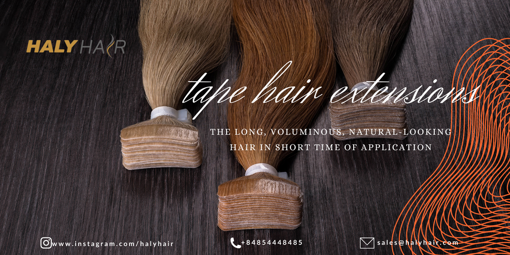 The best seller items that will give you the long, voluminous, natural-looking hair in short time of application. Tape in hair extensions are available in all colors, lengths and textures.