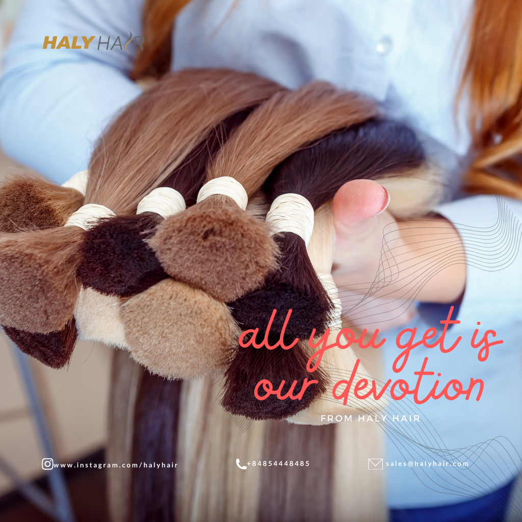 Human hair extensions supplier