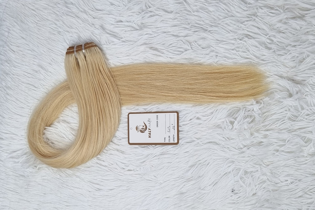 halyhair-light blonde weave hair extensions