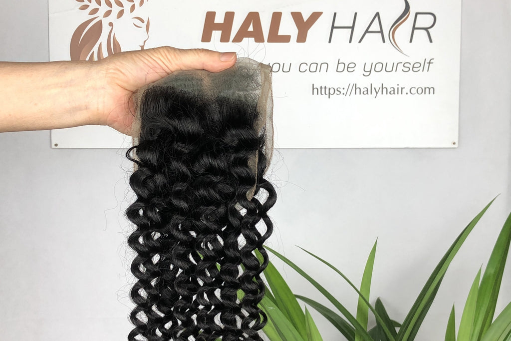 halyhair black lace closure