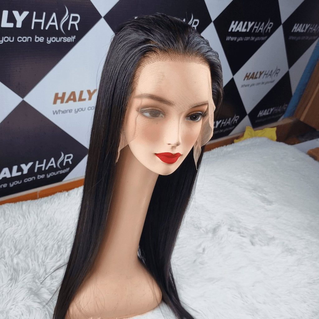 Black human hair wigs - HALY HAIR