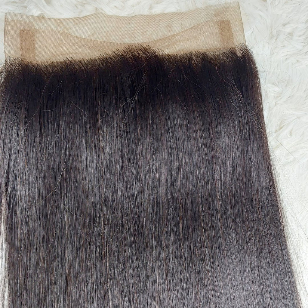 Black lace frontal 360 natural hair - HALY HAIR