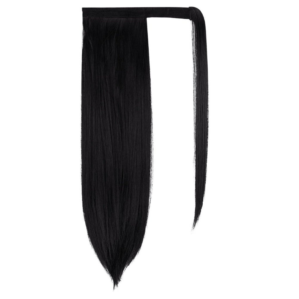 Black ponytail hair extensions - HALY HAIR