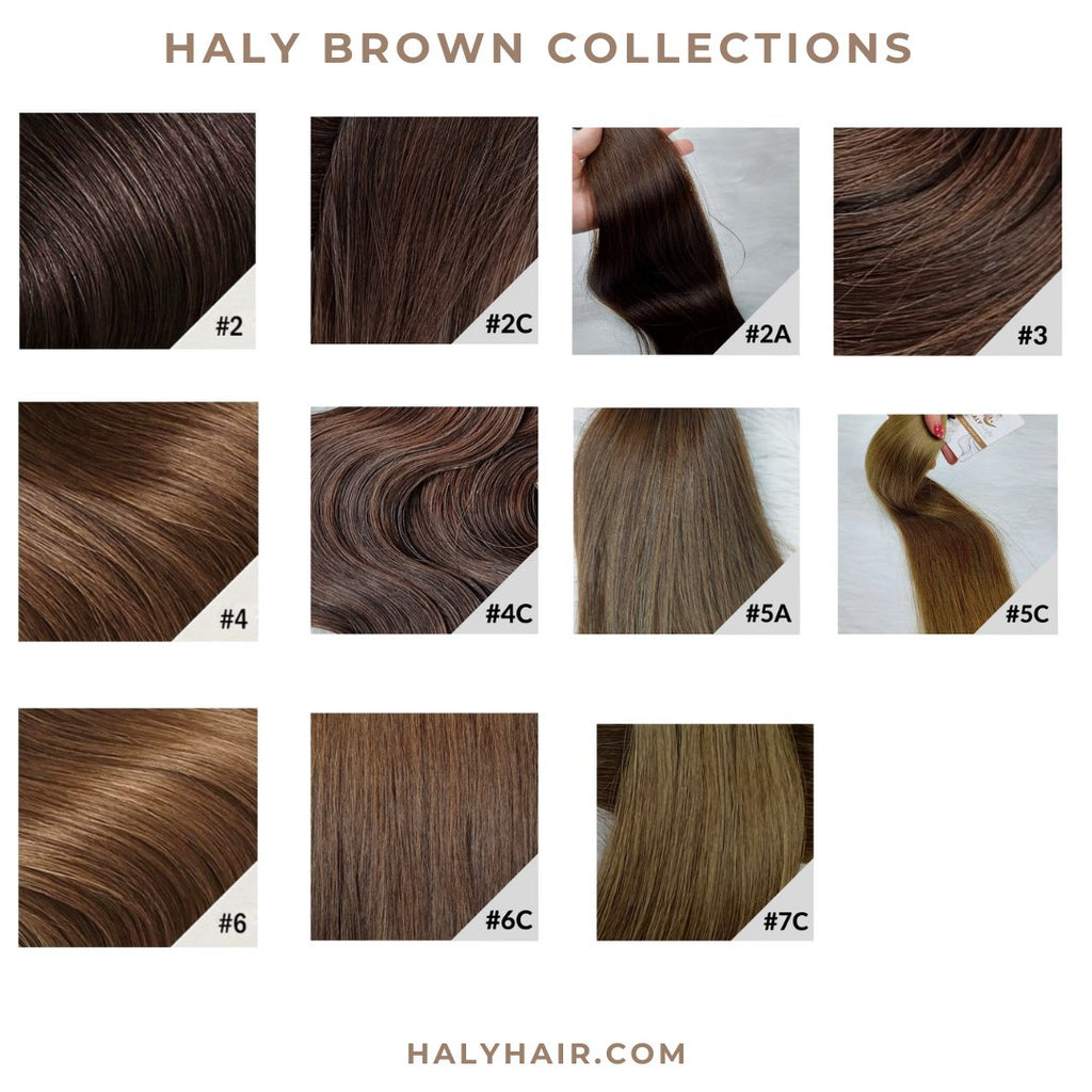 Color ring hair extensions - HALY HAIR