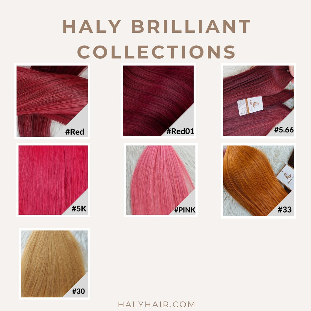 Color ring hair extensions - HALY HAIR