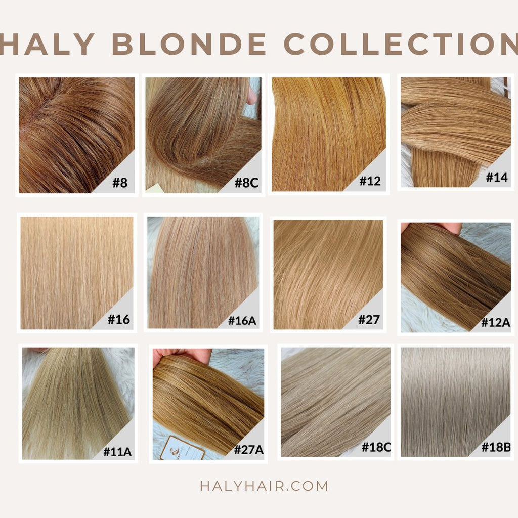 Color ring hair extensions - HALY HAIR