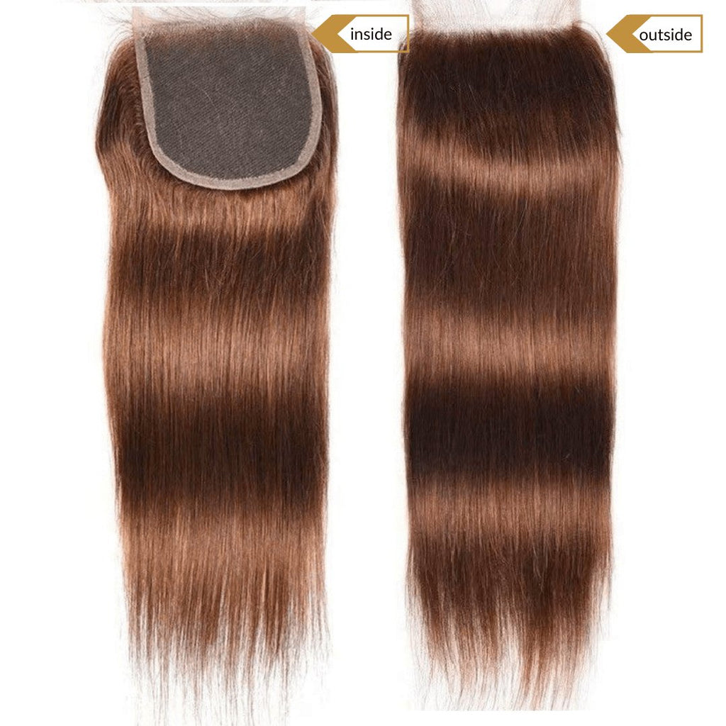 Dark brown closure - HALY HAIR