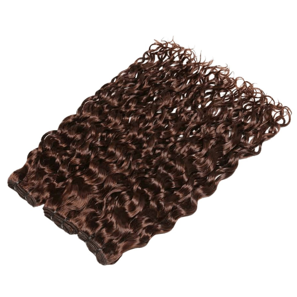 Dark brown virgin hair weft extensions - HALY HAIR