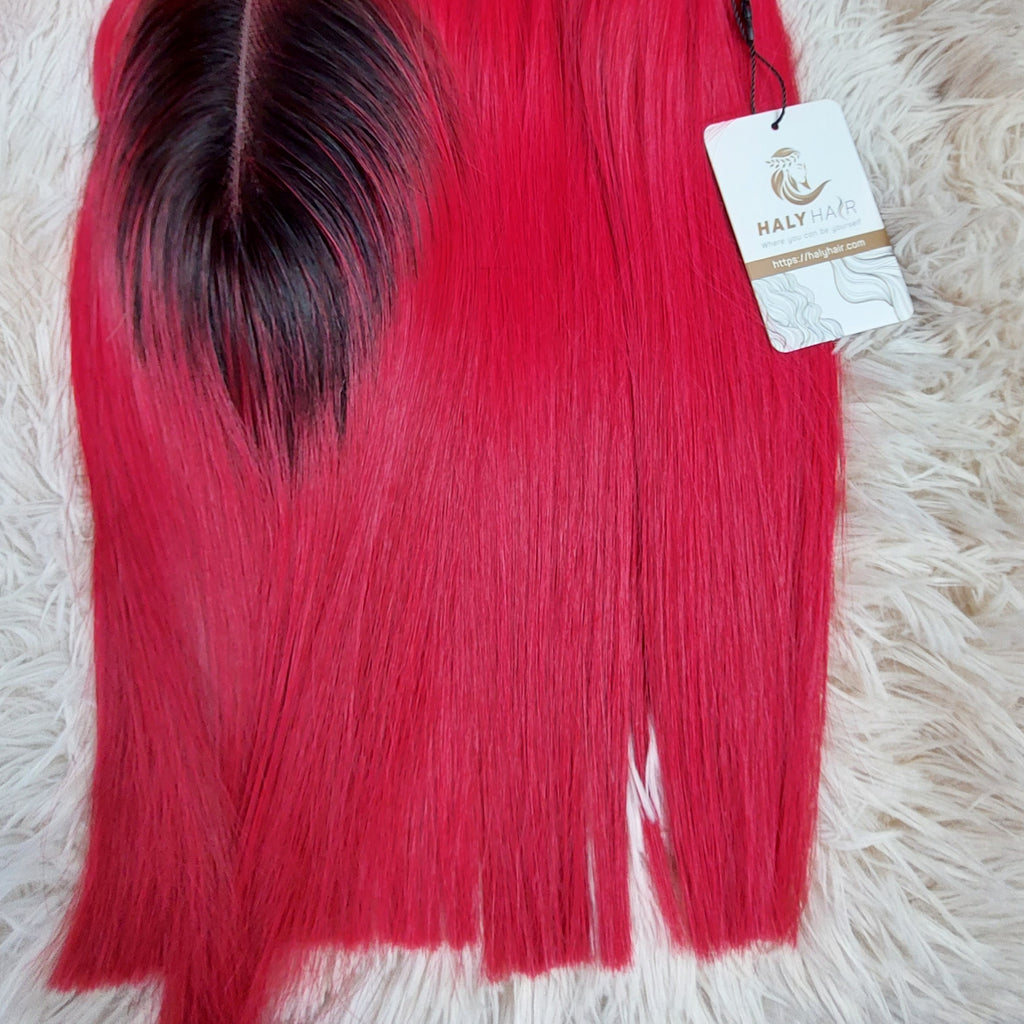 Bulk hair extensions brilliant color