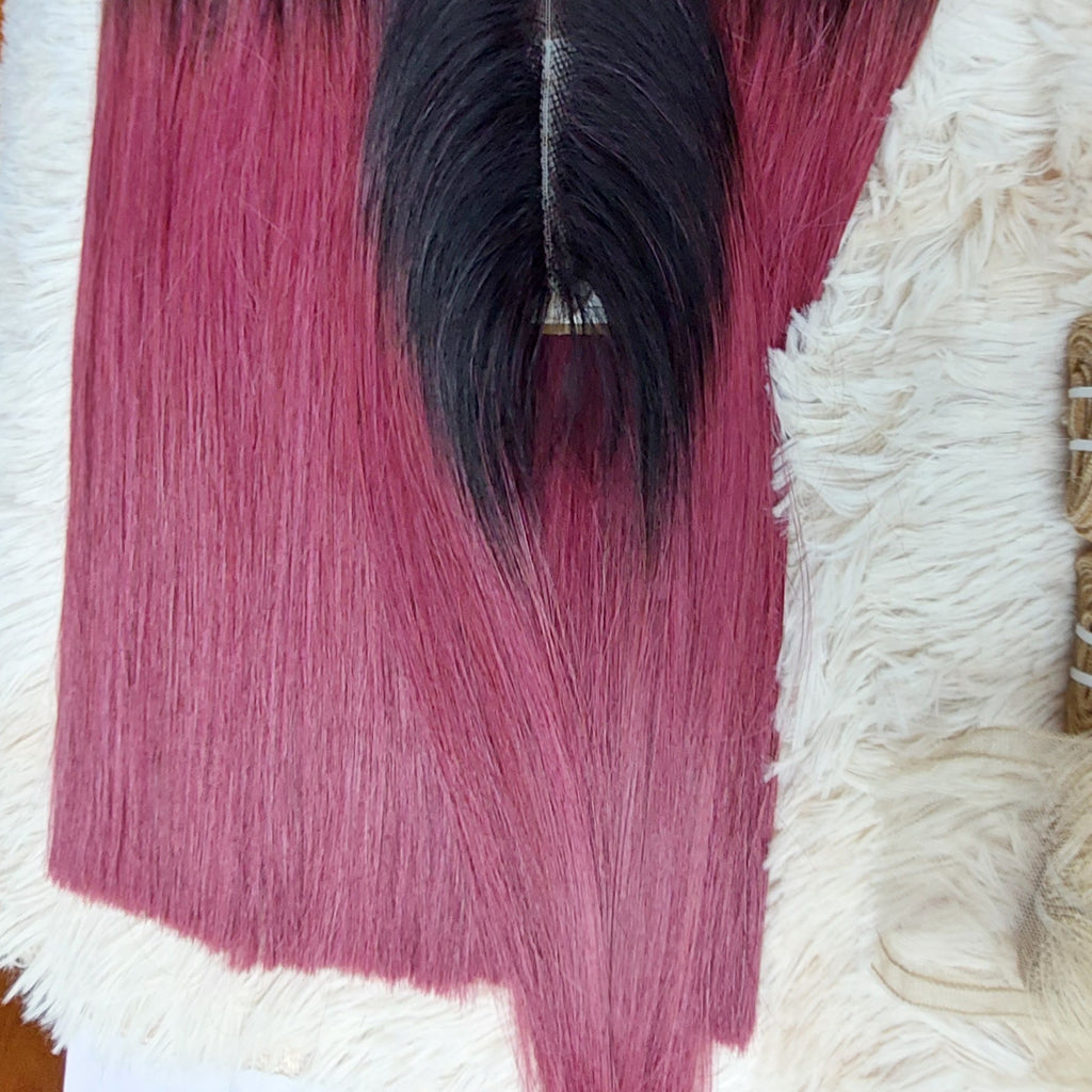 Bulk hair extensions brilliant color