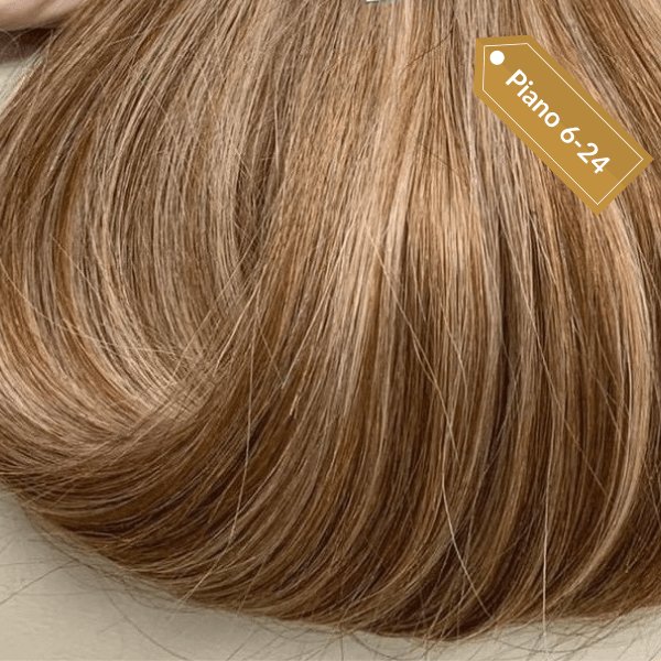 Keratin hair extensions piano color - HALY HAIR