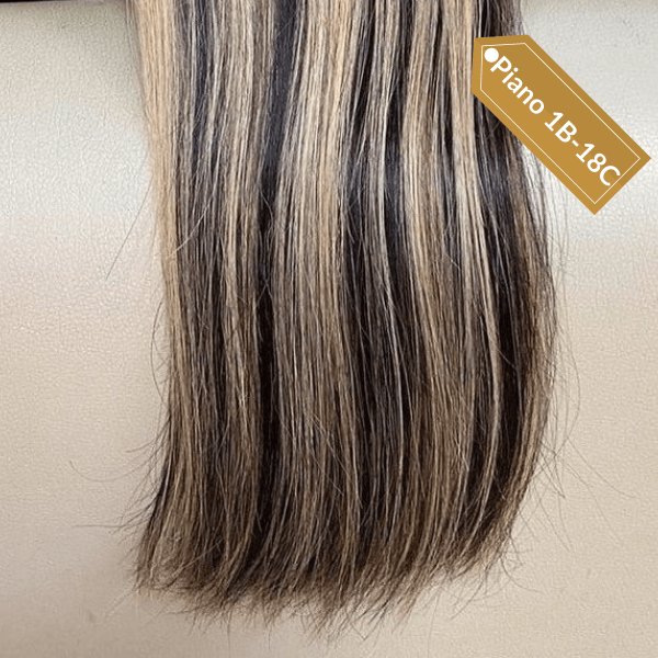 Keratin hair extensions piano color - HALY HAIR