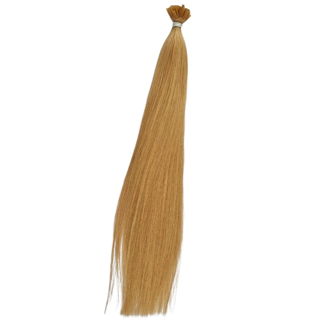 Keratin tip extensions light blonde color hair - HALY HAIR