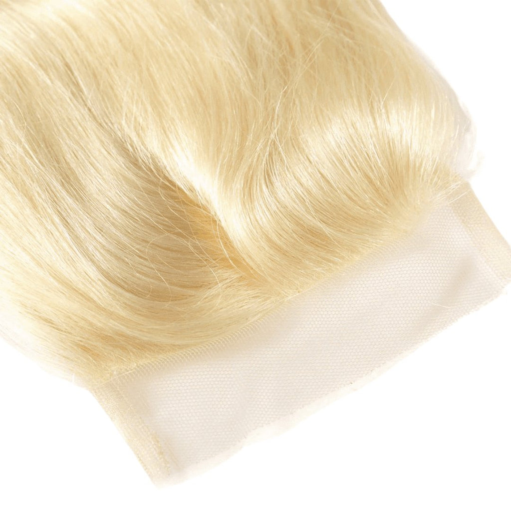 Light blonde lace closure - HALY HAIR