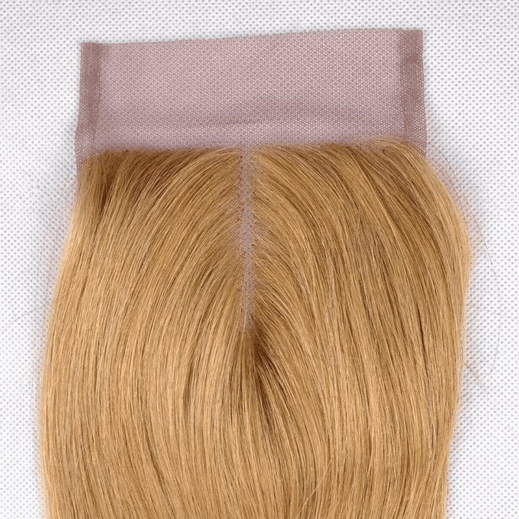 Medium blonde lace closure - HALY HAIR