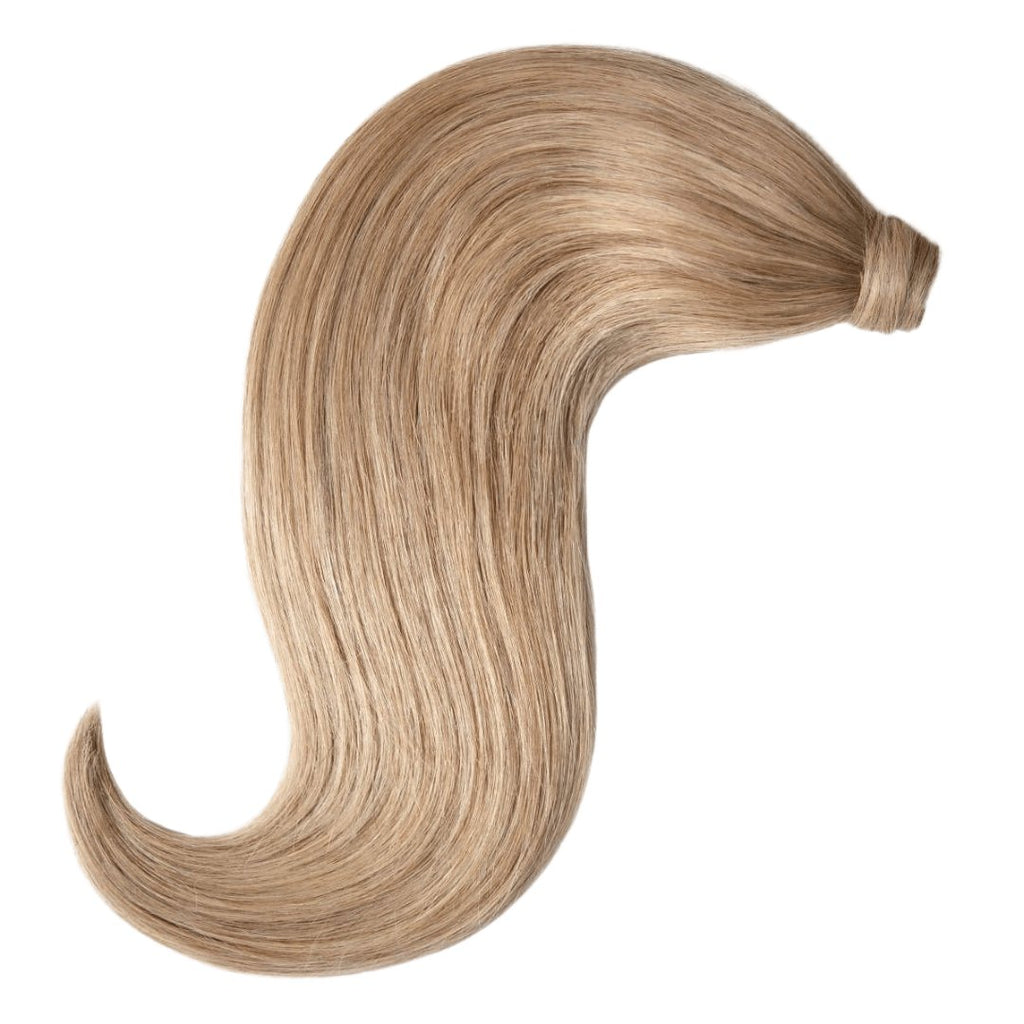 Medium blonde ponytail hair extensions - HALY HAIR