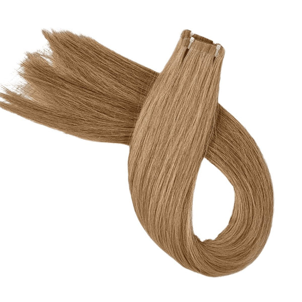 Medium blonde tape hair extensions