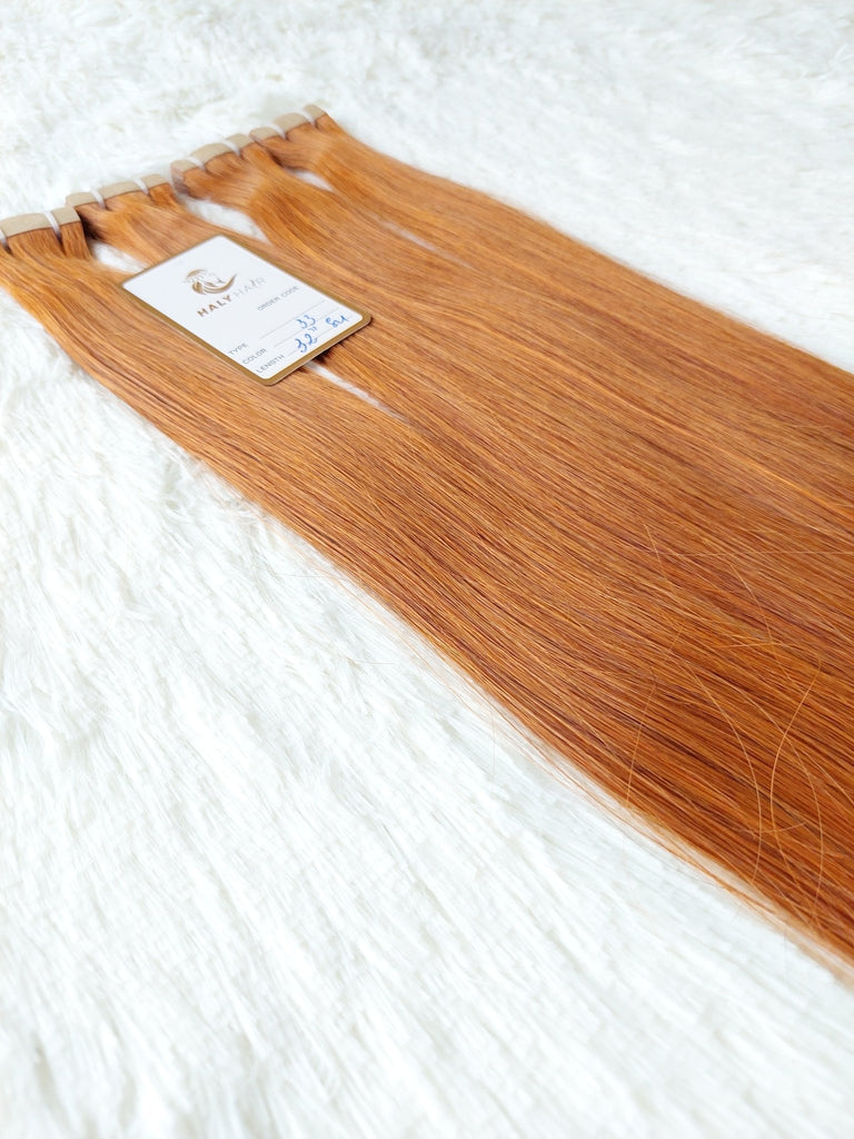 Tape - in hair extensions brilliant color - HALY HAIR