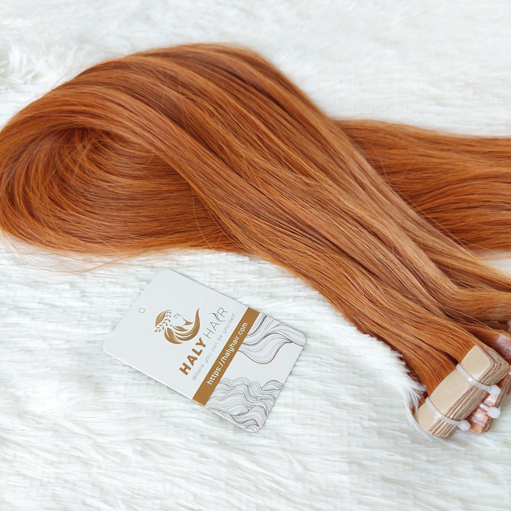 Tape - in hair extensions brilliant color - HALY HAIR