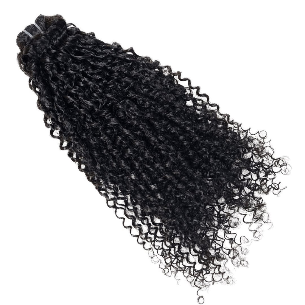 Virgin hair weft extensions black color - HALY HAIR