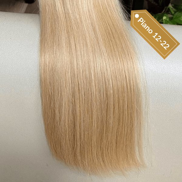 Virgin hair weft extensions piano color - HALY HAIR