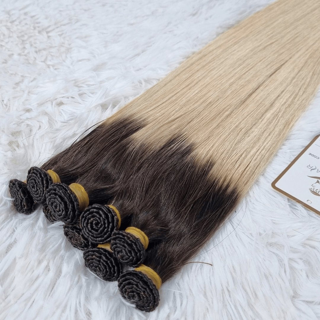 Virgin weave hair extensions ombre color - HALY HAIR