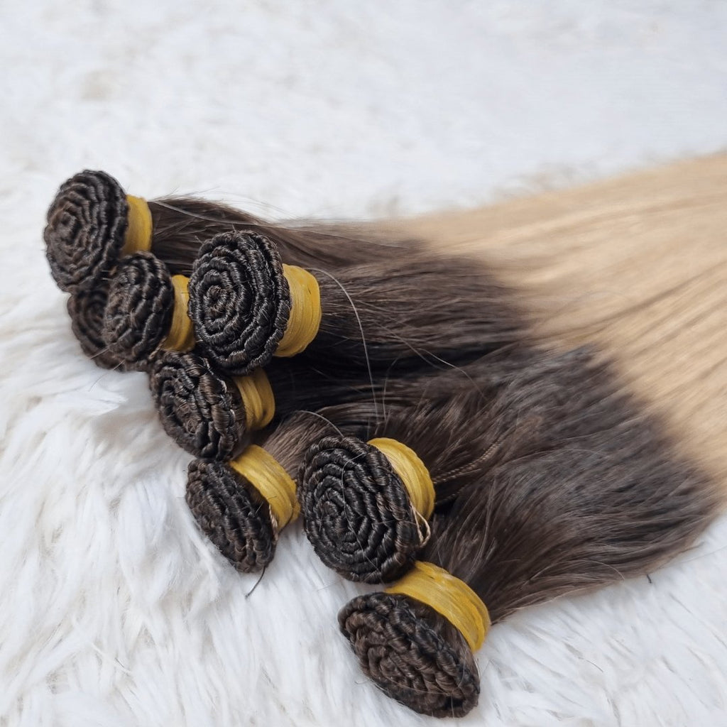 Virgin weave hair extensions ombre color - HALY HAIR