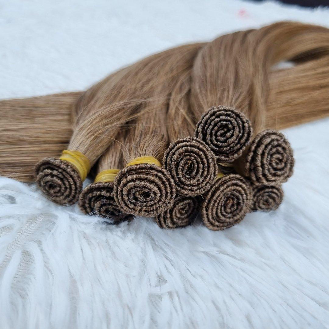 Weft hair extensions black color - HALY HAIR