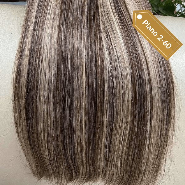 Weft hair extensions piano color - HALY HAIR