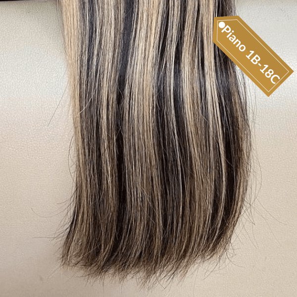 Weft hair extensions piano color - HALY HAIR