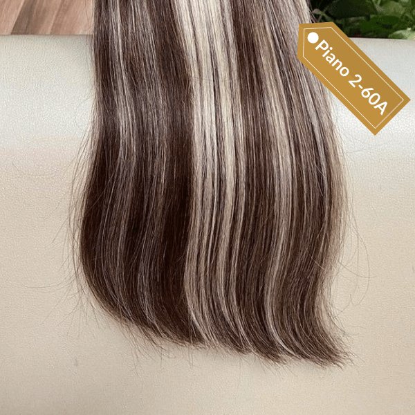 Weft hair extensions piano color - HALY HAIR