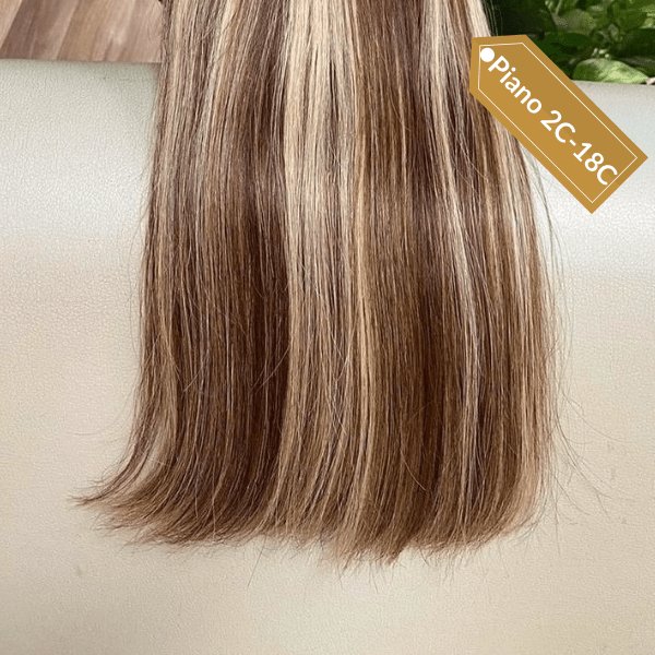 Weft hair extensions piano color - HALY HAIR