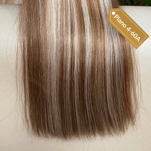 Weft hair extensions piano color - HALY HAIR