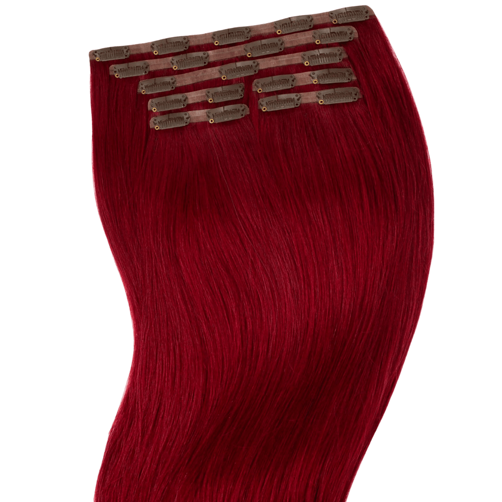 clip in hair extensions 7 pieces brilliant color