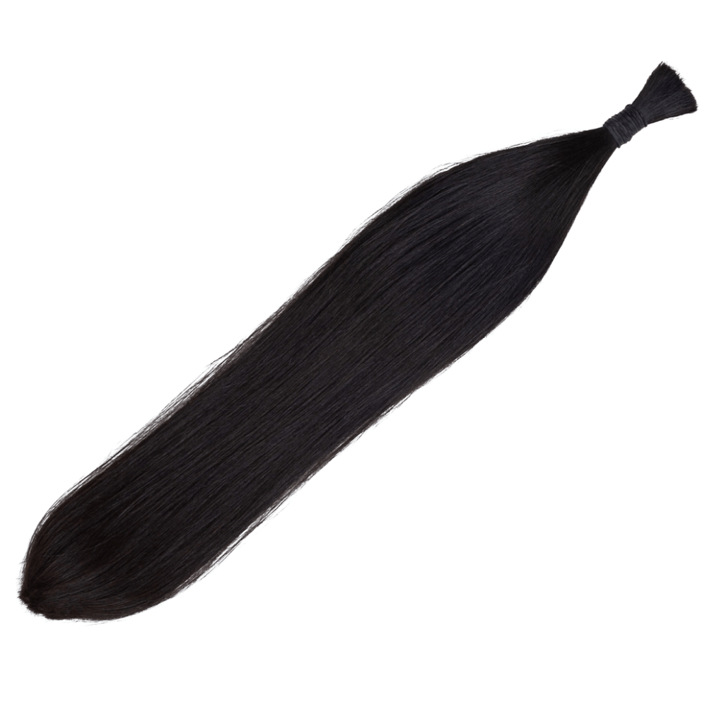 bulk black hair extensions