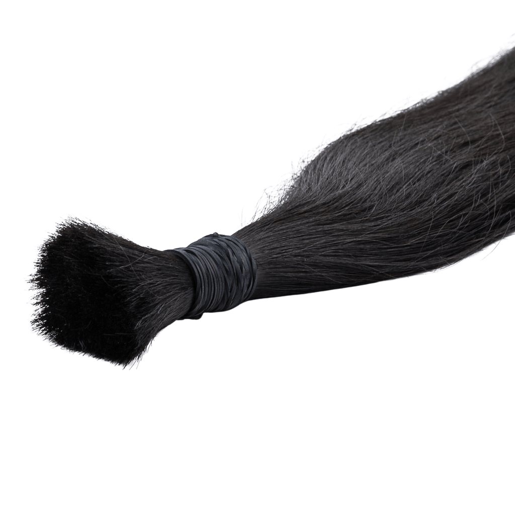 bulk black hair extensions