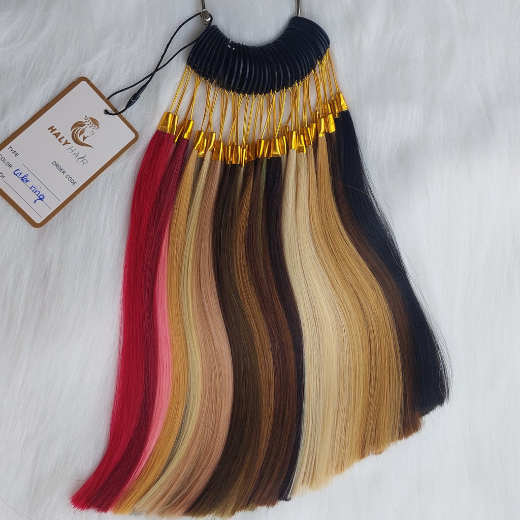 Color ring hair extensions - HALY HAIR