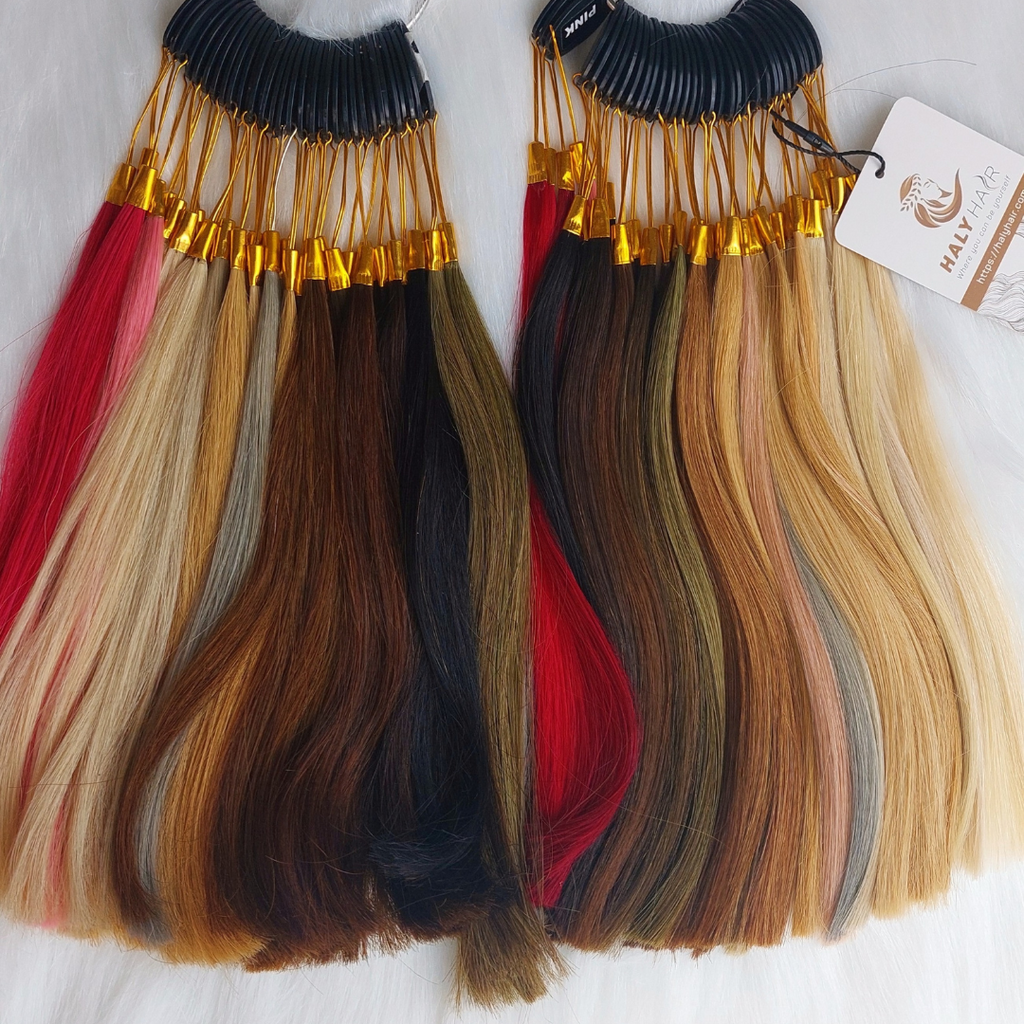 Color ring hair extensions - HALY HAIR