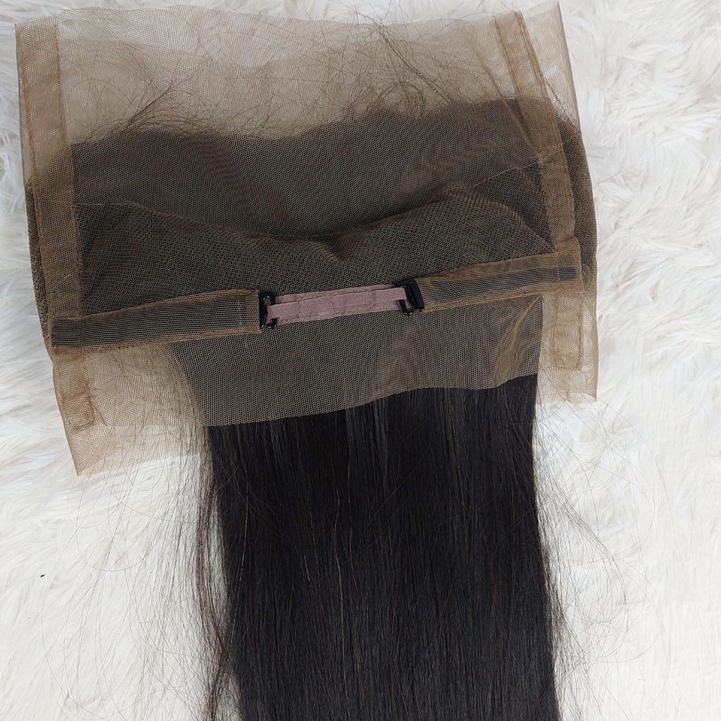 Black lace frontal 360 natural hair
