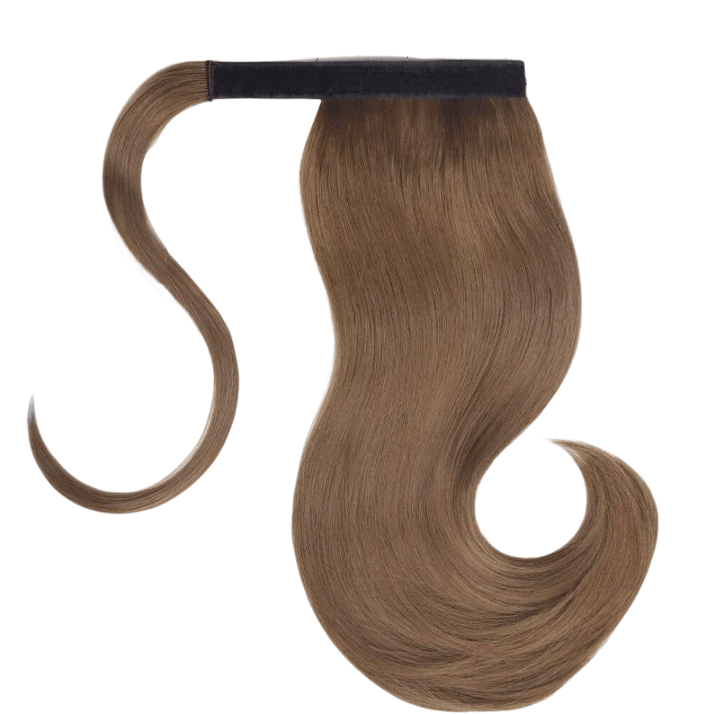Medium blonde ponytail hair extensions - HALY HAIR