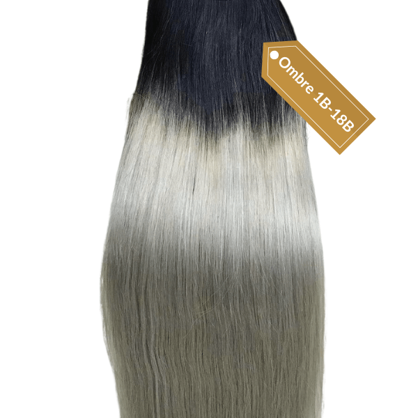 Tape in extensions ombre color hair