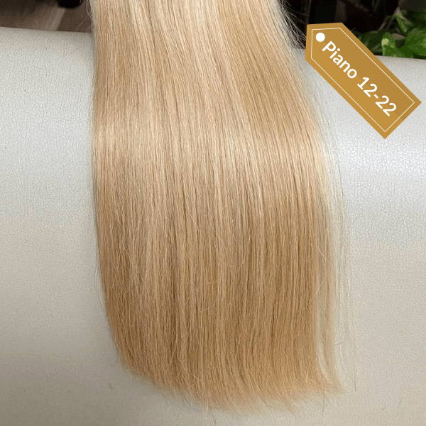 weft hair extensions piano color